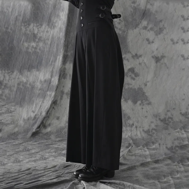 Yohji Yamamoto Casual Pants Women's Black-4