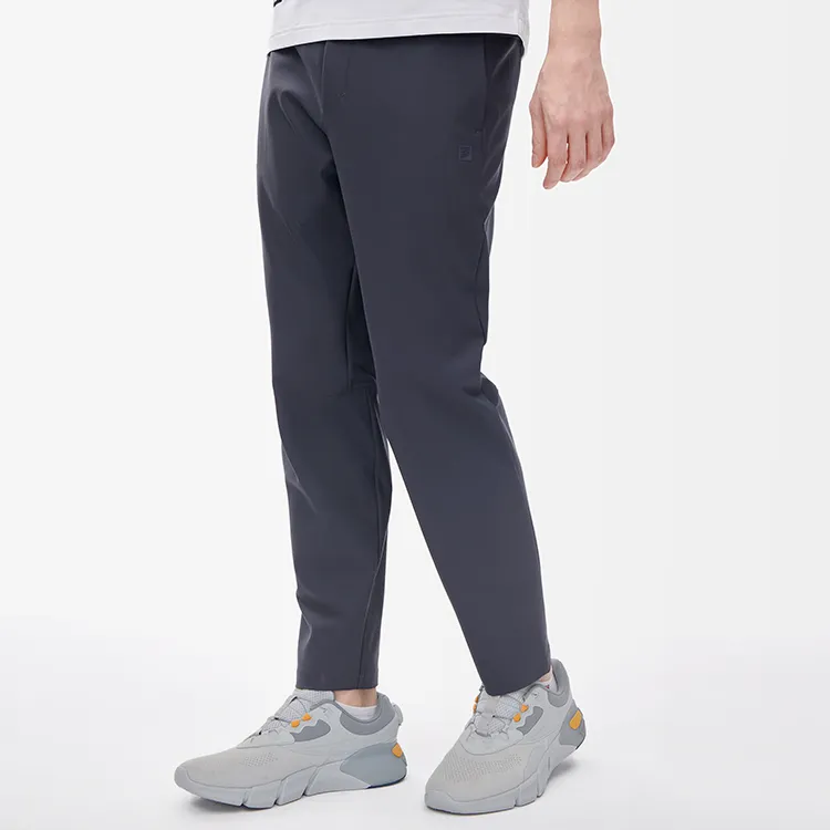 FILA Athletics Knitted Sweatpants Men Whale Shark Gray-3