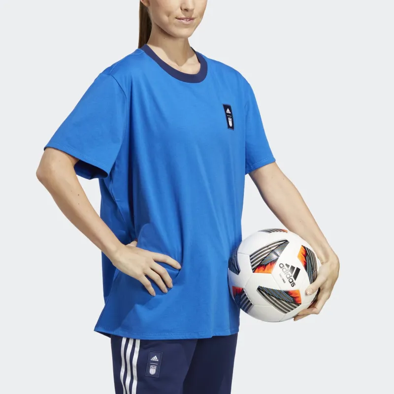 Adidas Ajax Amsterdam T-Shirts Women's Blue-4
