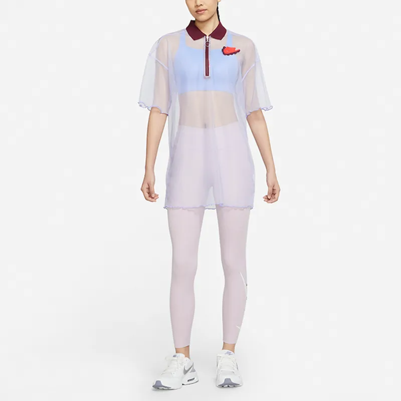 Nike Short Sleeved Dresses Women's Light Purple-2