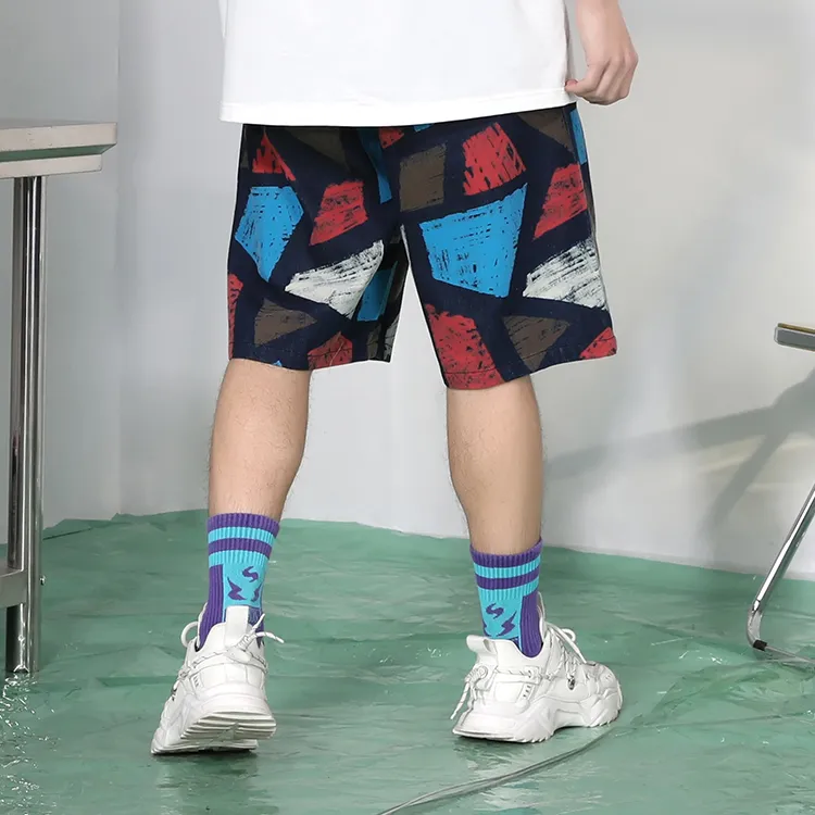 GENANX Loose Fit Shorts Unisex Denim Blue-3