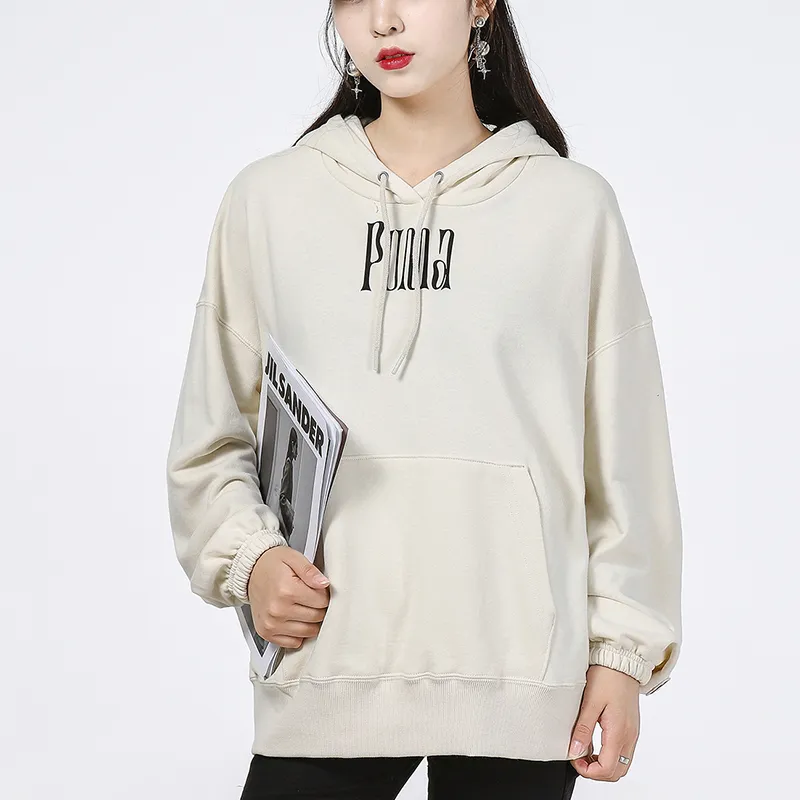 PUMA Sweatshirts Women's Ecru-2