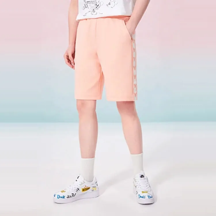 LiNing Sports Shorts Unisex Bright Lotus Orange-5