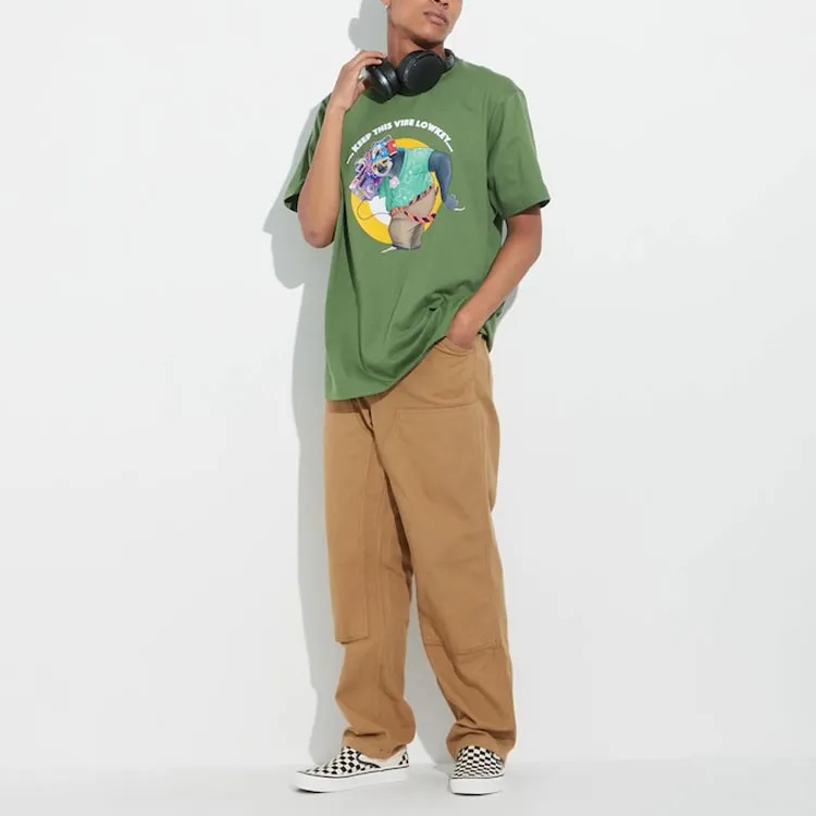 Disney X UNIQLO X Disney Co branded SS23 T Shirts Unisex Green-1