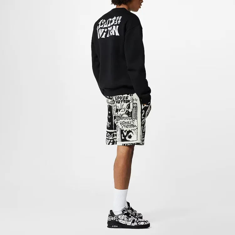 LOUIS VUITTON Casual Shorts Men's Black-2