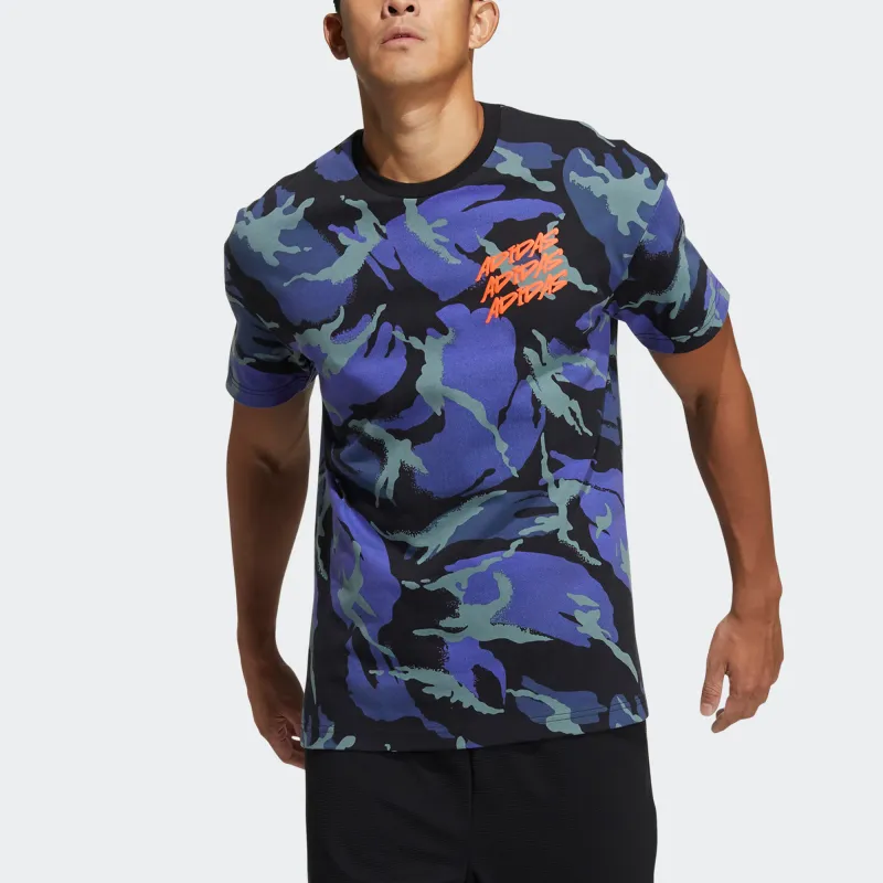 Adidas T Shirts Men Blue-4