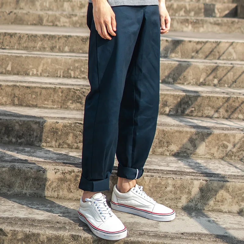 Dickies Casual Pants Unisex Dark Marine Blue-6