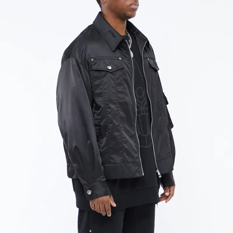 FANBIOU FW21 Loose Fit Jacket Unisex Black-5