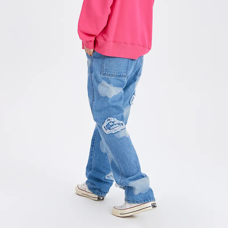 FPMZ Straight Jeans Unisex Denim Blue-5