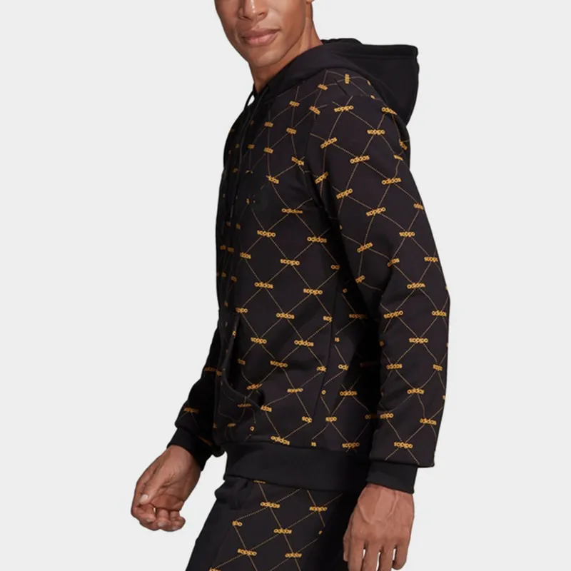 Adidas Neo Sweatshirts Men Yellow Black-4