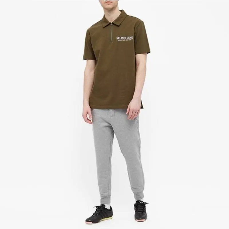 Y 3 Drawstring waist Cotton Track Trousers-3