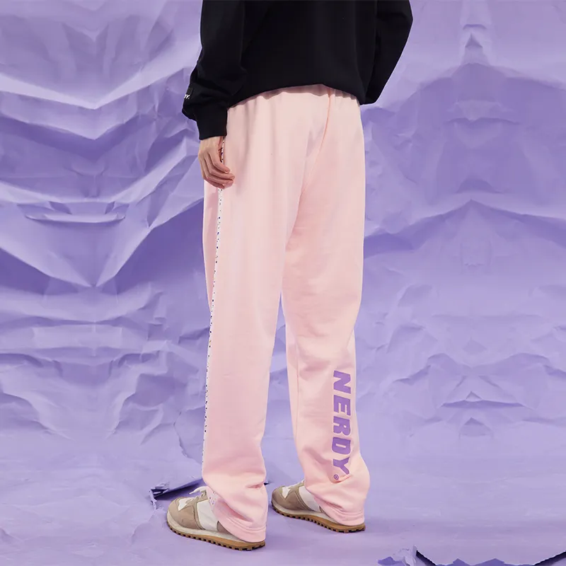 NERDY Straight Pants Women's Orange Pink-4