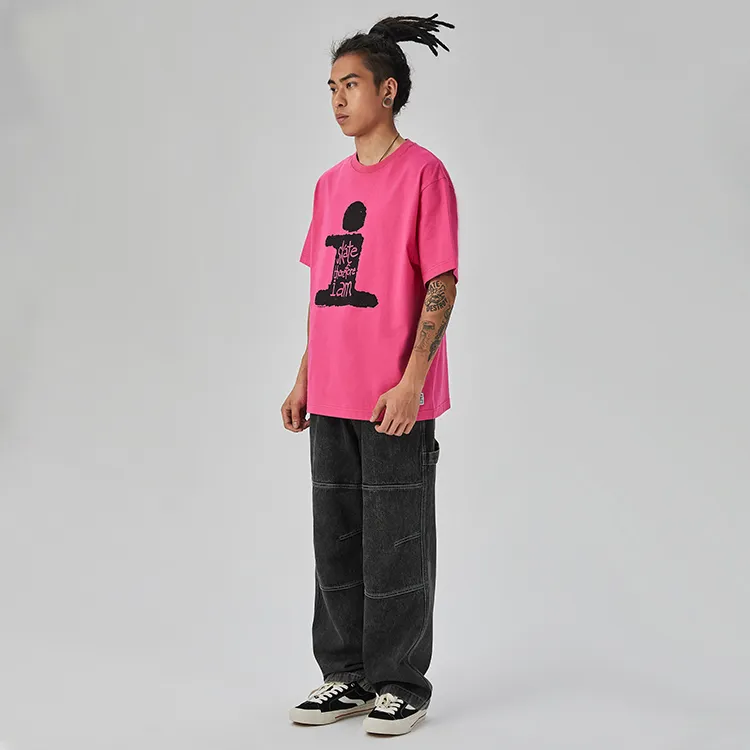 Vision Street Wear T Shirt Unisex Rose Red-2
