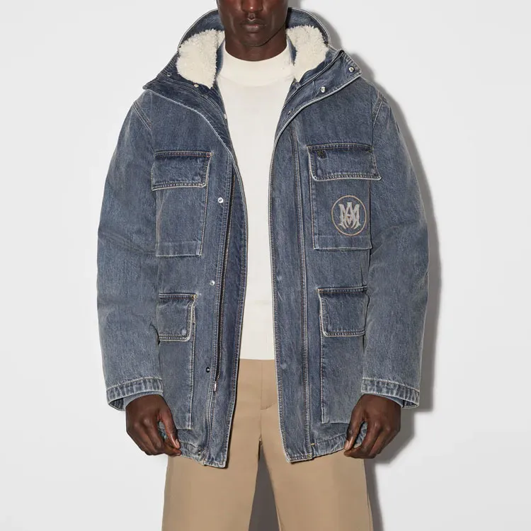 AMIRI Denim Jackets Men Blue-2