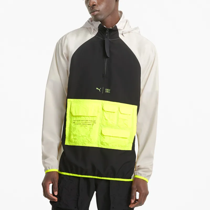 PUMA Train First Mile Jackets Men Ecru-4