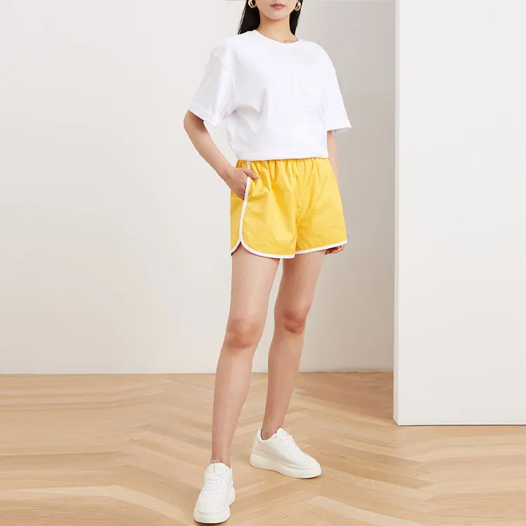 FENDI Casual Shorts Women's Yellow-2