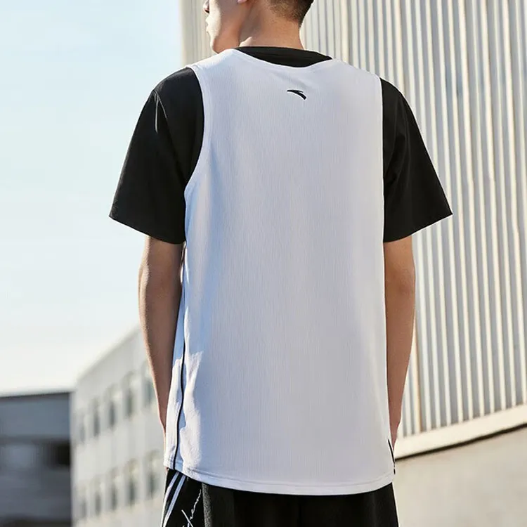 Anta Basketball Collection Tank Tops Men's Pure White-3