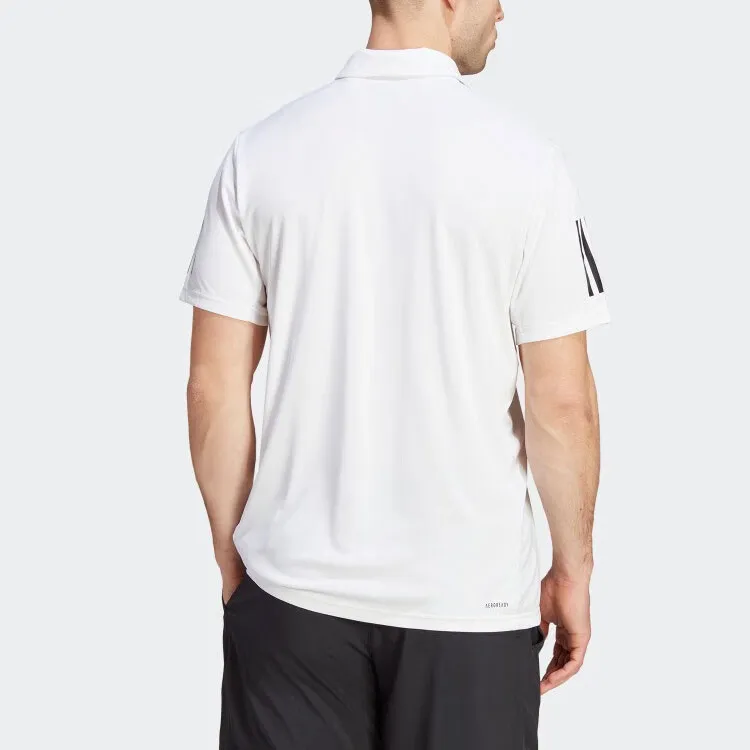 Adidas 3 Stripes Polo Shirt Men's White-2