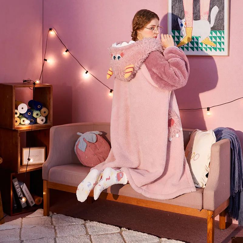 GUKOO Women's Bath Robes-2