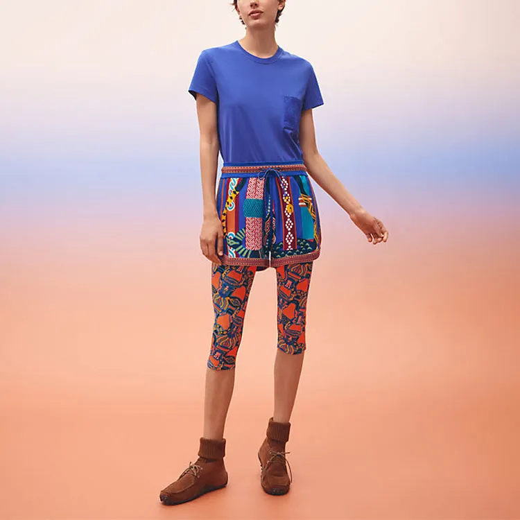 HERMES Casual Shorts Women's Blue-2