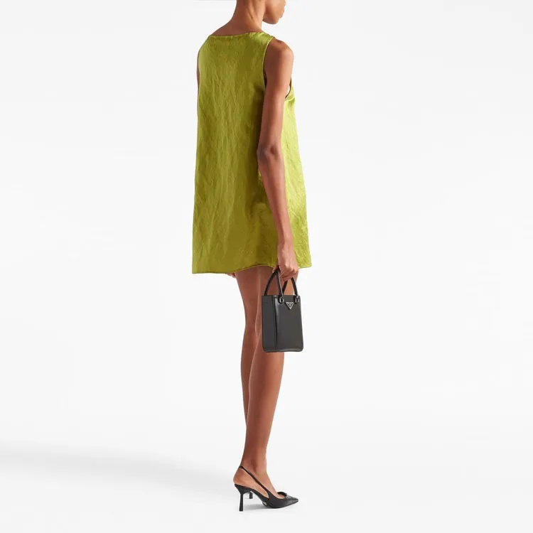 PRADA Sleeveless Dresses Women's Green-3
