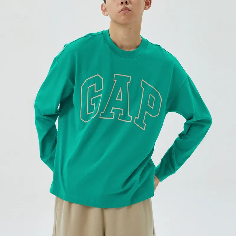 GAP T-Shirts Unisex Lake Green-3