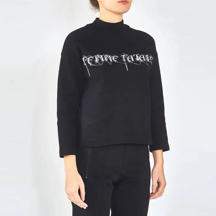 Balenciaga Sweatshirt Women's Black-2