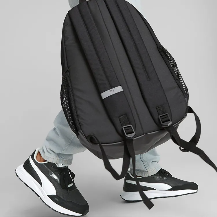 PUMA Polyester Backpack Regular Unisex Black-4
