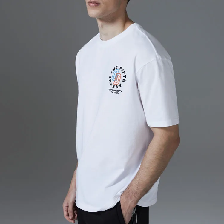 DKNY T-Shirts Men White-3