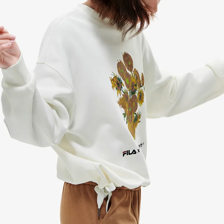 FILA Sweatshirts Women's Cloud White-6