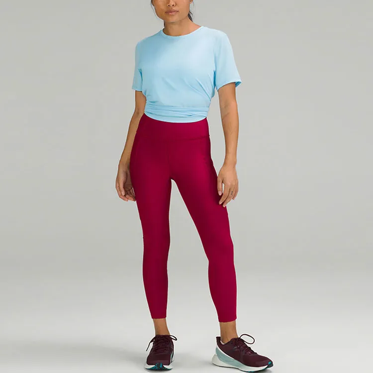 Lululemon Fast And Free Athletic Trousers Women's Garnet Red-2