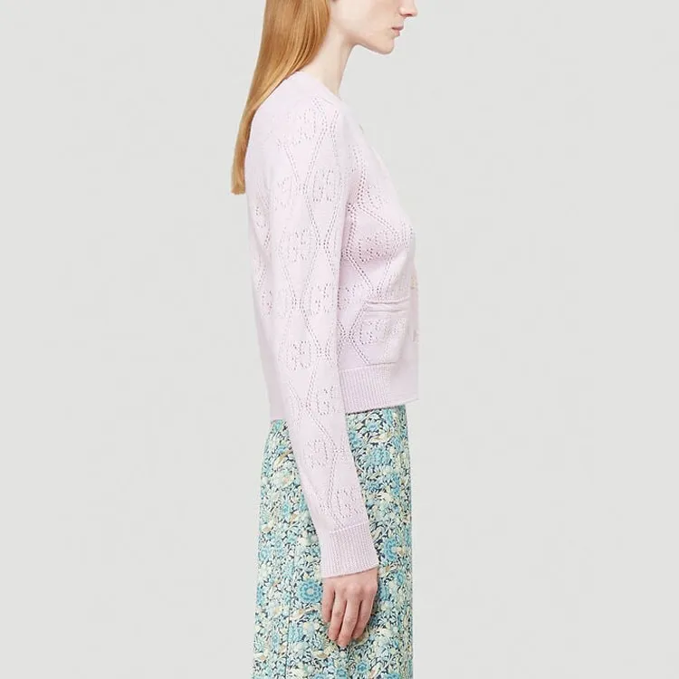 GUCCI Crop Tops Women's Pink-3