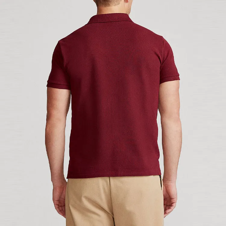 Polo Ralph Lauren SS23 Polo Shirt Men's Burgundy-3