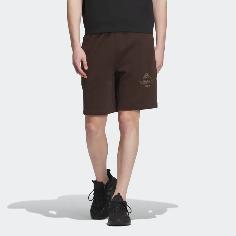 Adidas Casual Shorts Men's Dark Brown-1
