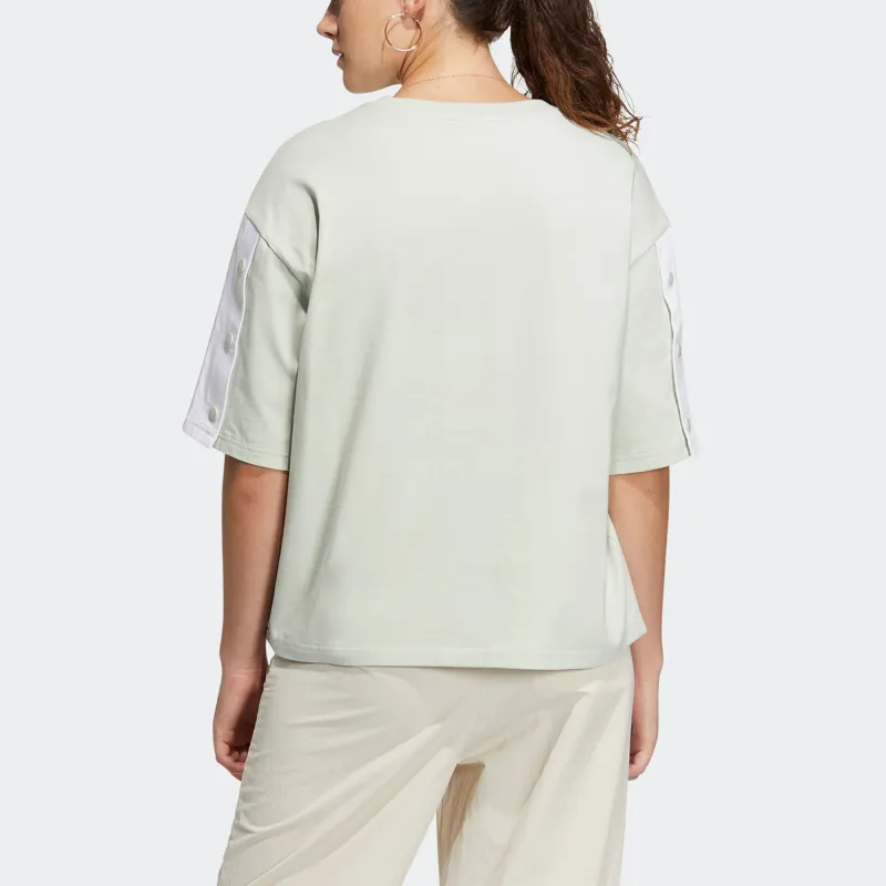 Adidas Originals Drop Shoulder Sleeve T Shirt Women's-3