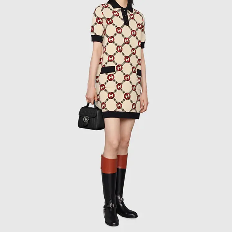 GUCCI GG Marmont Leather Messenger Bag Shoulder Bag Crossbody Bag Handbag Mini Women's Black-5