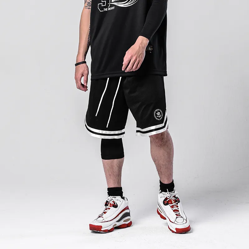 AI3 Basketball Shorts Unisex Black-2