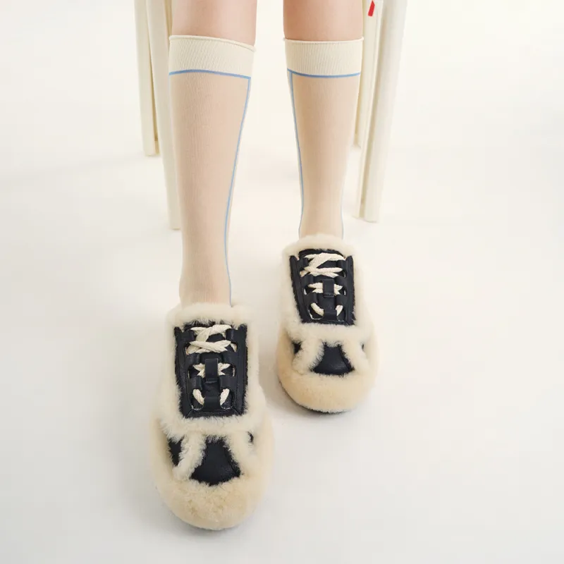 HALF AWAKE Anti Wear, Anti Odor And Silent Slippers Women's Black White-3