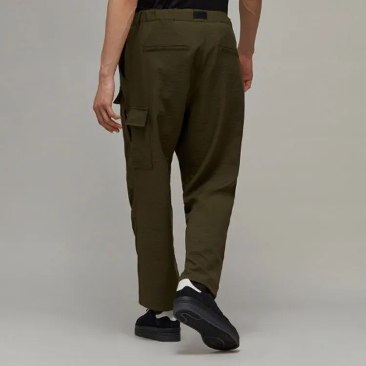 Y 3 Casual Pants Men Dark Green-3