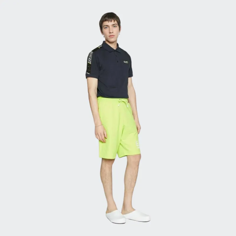 EMPORIO ARMANI EA7 Polo Shirts Men Marine Blue-6