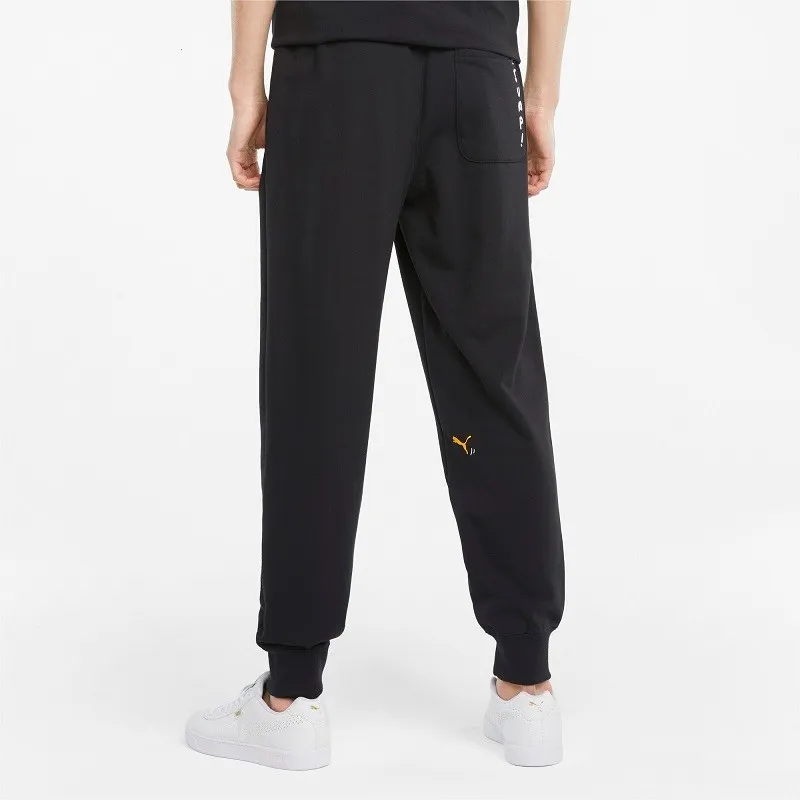 PUMA Knitted Sports Pants Men's Black-2