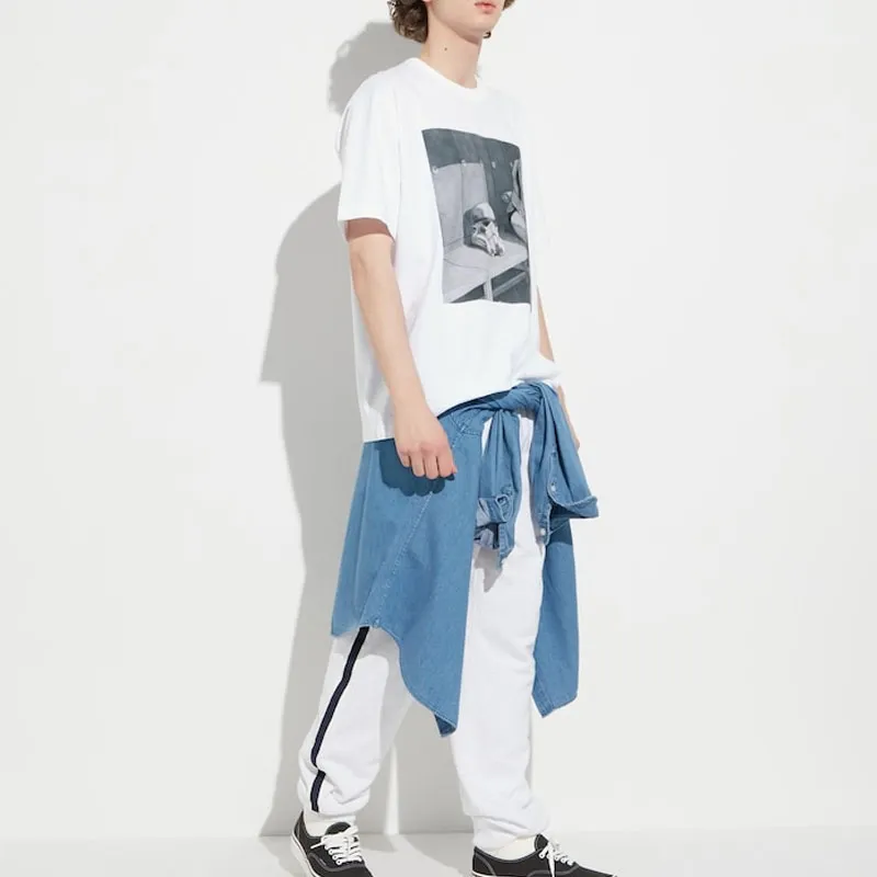 Disney X UNIQLO Disney Co brand T Shirts Unisex White-2