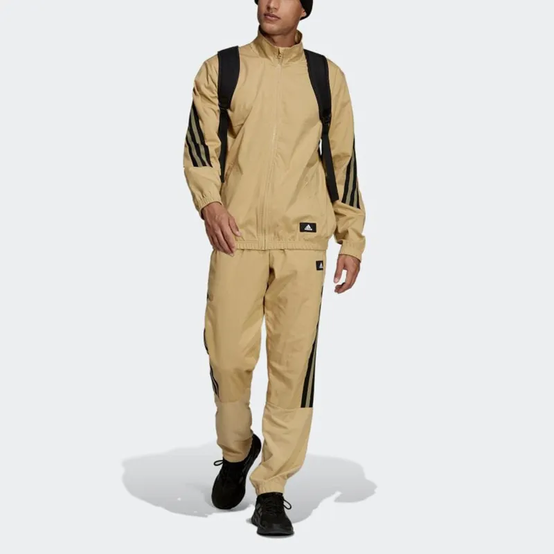 Adidas Knitted Sweatpants Men's Khaki-4