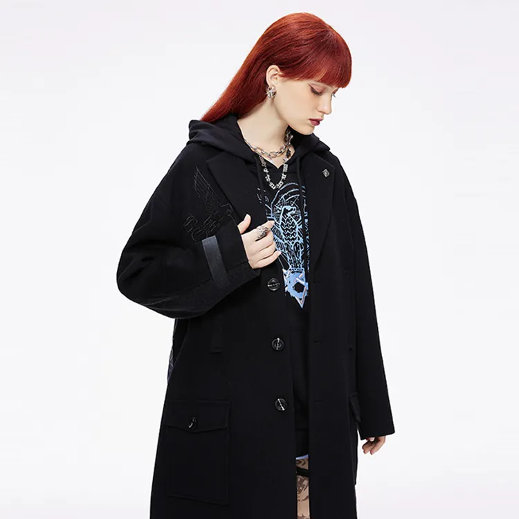Boy London Trench Coats Unisex Black-5