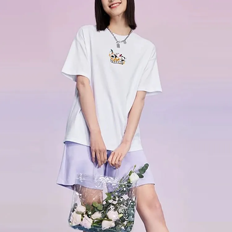 LiNing x Disney Sports Life Collection Drop Shoulder Sleeve T Shirt Women's-3
