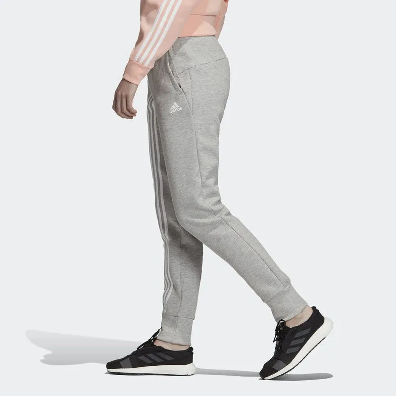 Adidas Knitted Sweatpants Women's Gray-4