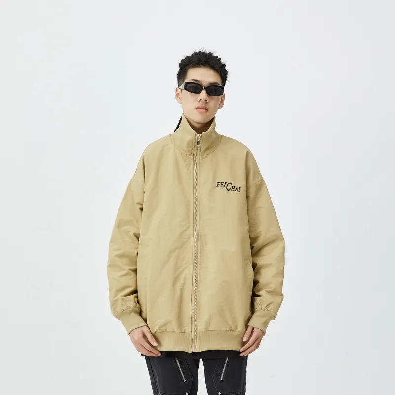 FEICHAI Loose Fit Coach Jacket Unisex-10