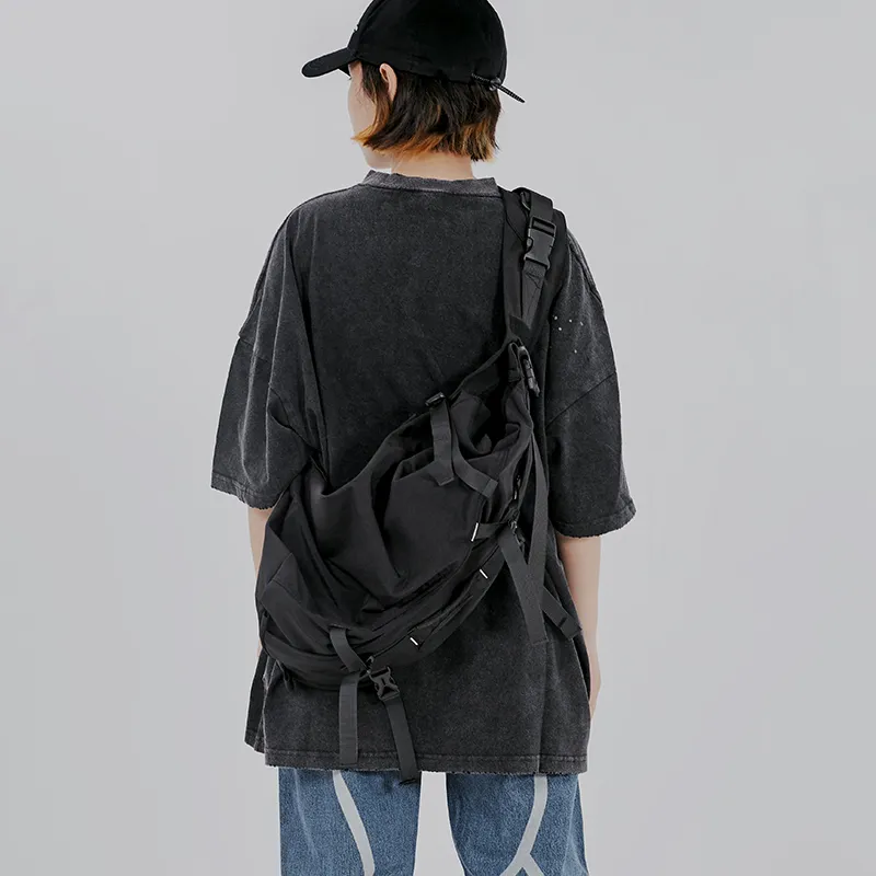 MYEDITION Messenger Bag, Gym Bag, Handbag, Shoulder Bag, Crossbody Bag, Outdoor Bag Nylon Fabric Multicolor Unisex-13