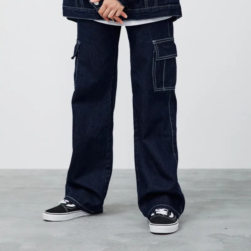 LKOD Straight Jeans Unisex Blue-6