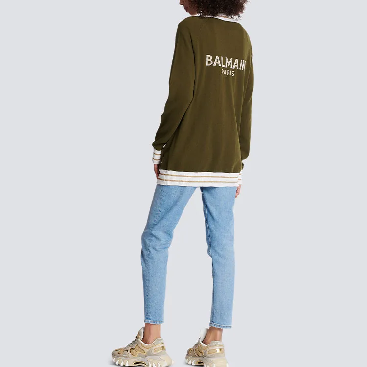 BALMAIN Button front Knitted Cardigan-2